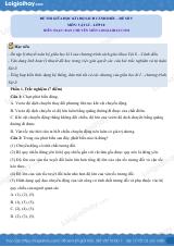 Đề thi giữa học kì 1 Vật lí 10 Cánh diều - Đề số 05
